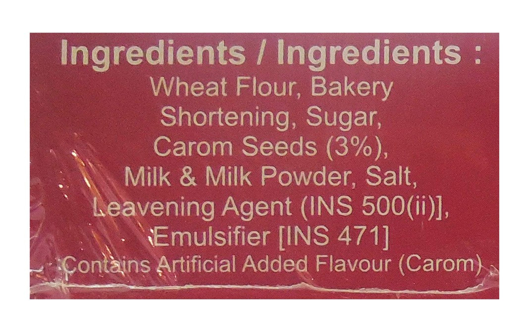 Biscuitwaala Ajwain Biscuits Biscuits Celeri Box 400 grams Reviews Nutrition Ingredients